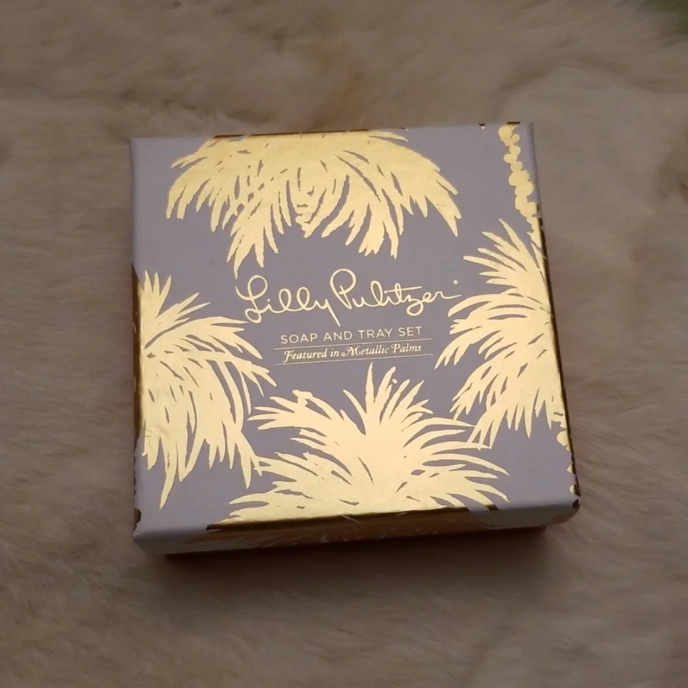 Lilly Pulitzer soap and tray set